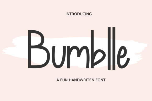 Bumblle: A Whimsical Sans Serif Typeface for Handmade Brands