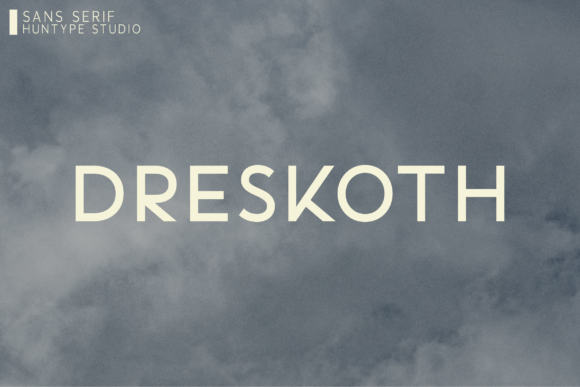 Dreskoth: A Modern Sans Serif for Clean Digital Layouts
