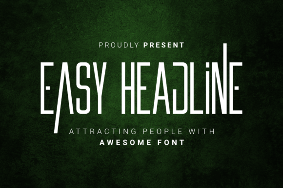 Easy Headline: A Bold Sans Serif for Standout Branding