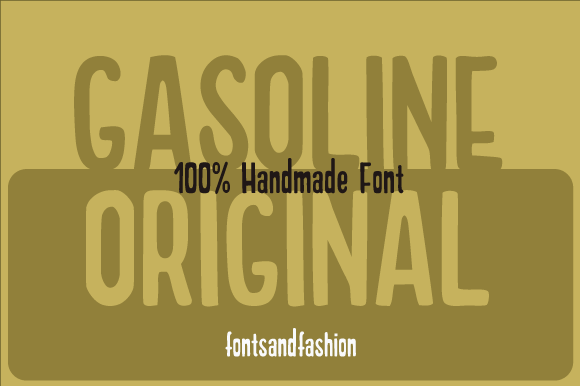 Gasoline Original Typeface: A Bold Choice for Distinct Brand Identity