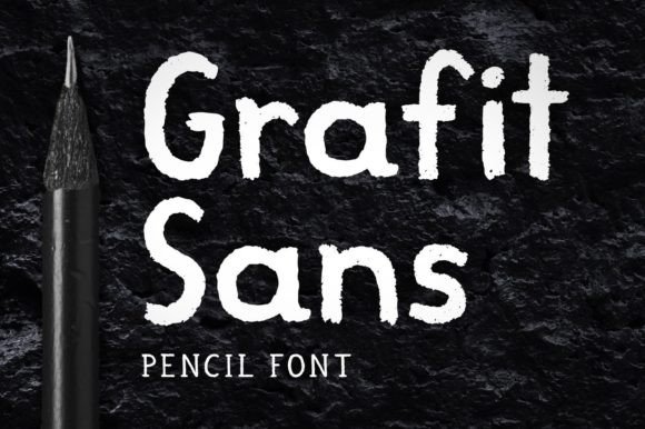 Grafit Sans: A Handmade Pencil Typeface for Authentic Brand Identity