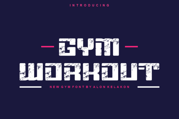 Gym Workout Typeface: Elevate Your Brand’s Visual Identity