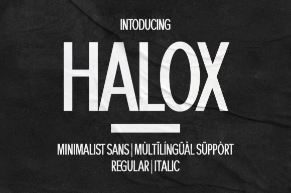 Halox Typeface Review: Clean Minimalist Design for Digital Brands