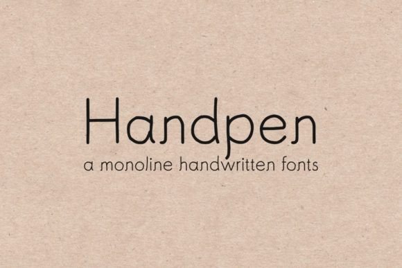 Handpen: The Minimalist Sans Serif Typeface for Clean Web Design