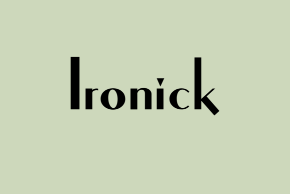 Ironick Typeface: The Minimalist Font for Scroll-Stopping Marketing