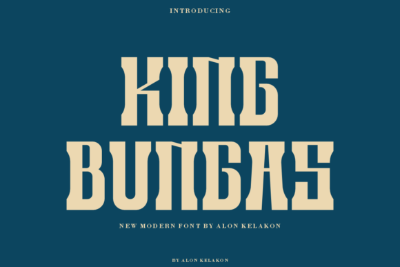 King Bungas: The Creative Typeface for Bold Brand Identity