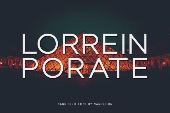 Lorrein Porate: The Modern Sans Serif for Clean Web Design