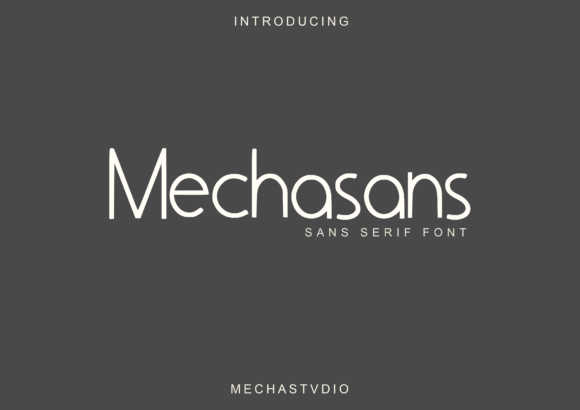 Mechasans: The Minimalist Typeface for a Polished Brand Identity