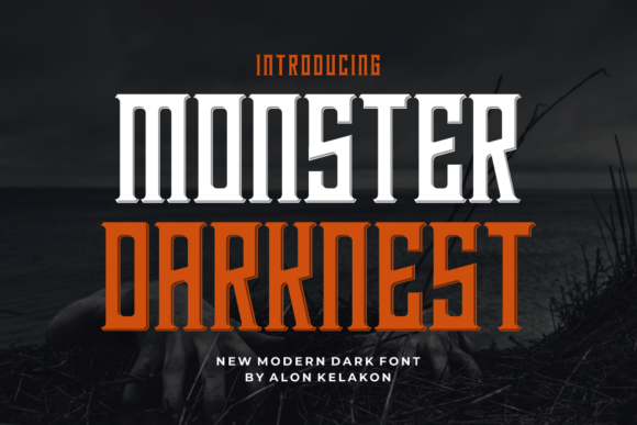 Monster Darknest: A Bold Sans Serif Font for Distinctive Brand Identity