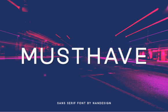 Musthave: The Versatile Sans Serif Font for Crafters and Sellers