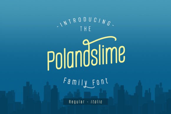 Polandslime Typeface: A Modern Sans Serif for Bold Digital Branding