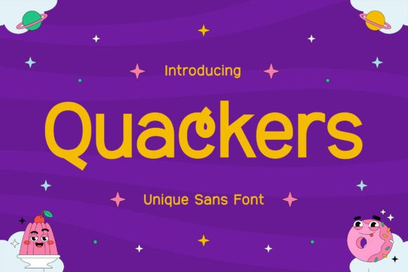 Quackers: A Creative Sans Serif Typeface for Bold Campaign Design