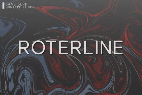 Roterline: The Clean Sans Serif Font for Polished Brand Identity