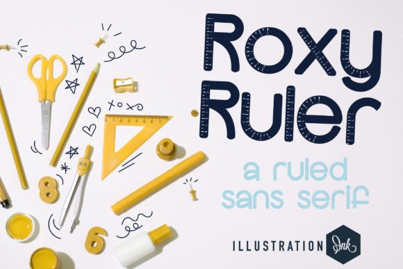 Roxy Ruler: The Quirky Sans Serif Font for Handmade Labels and Signs