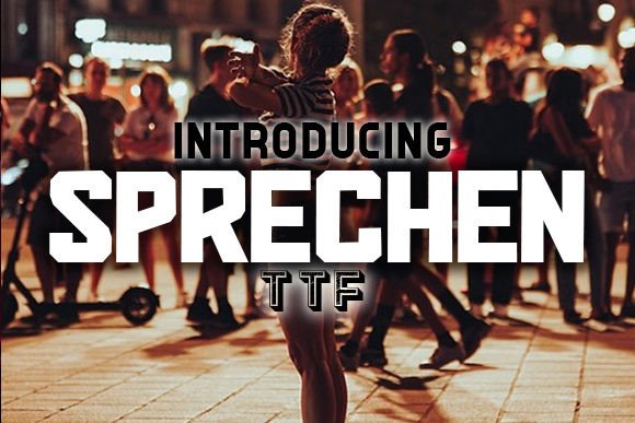 Sprechen Typeface: Elevating Editorial Design with Modern Sans Serif Elegance