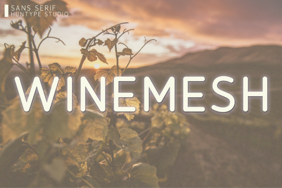 Winemesh: The Versatile Sans Serif Font for Modern Branding