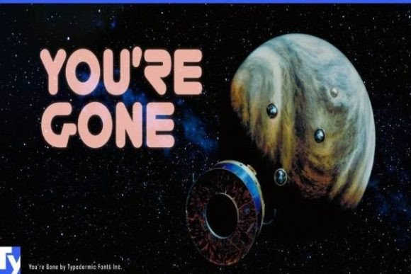 You’re Gone: A Bold Display Typeface for Modern Web Design